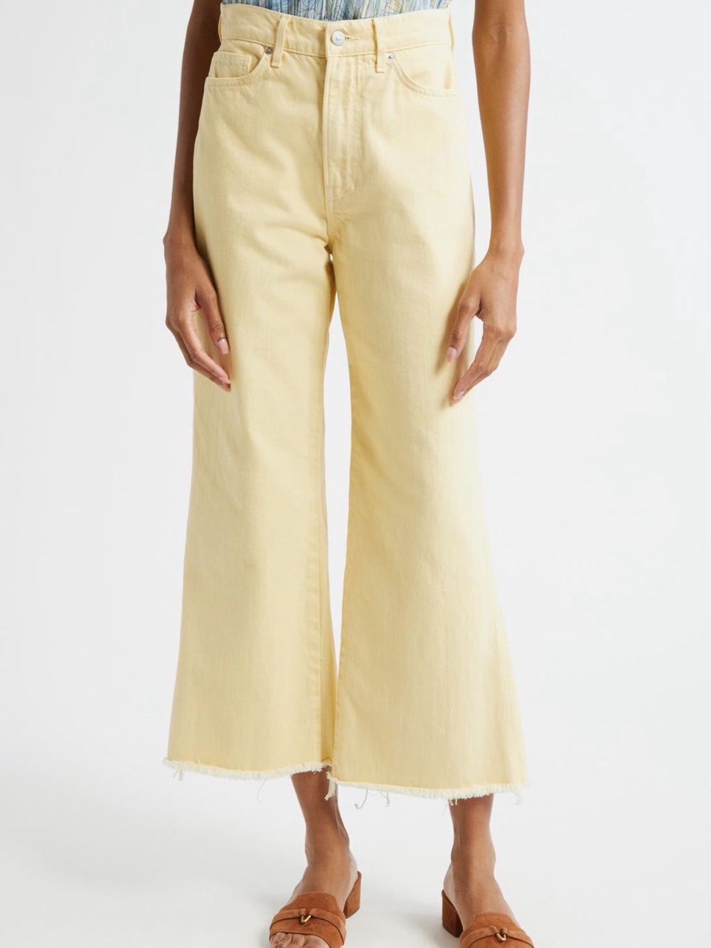 Veronica Beard Taylor high waist wide leg jeans